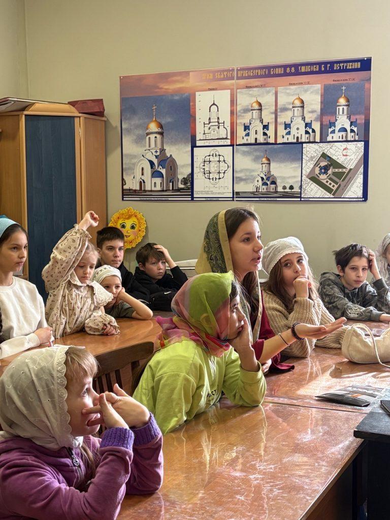 Шаховка провела встречу в воскресной школе при храме святого праведного воина Феодора Ушакова